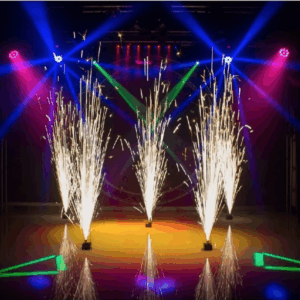 Shots of cold pyrotechnics