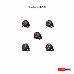 5 Parleds RGB Rent