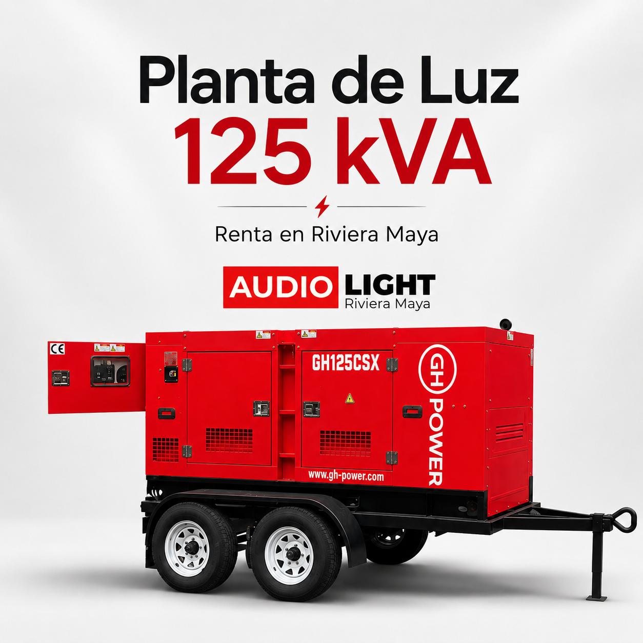 125 kVA Power Generator Rental