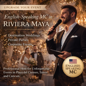 English-Speaking MC in Riviera Maya | Master of Ceremonies for Destination Events