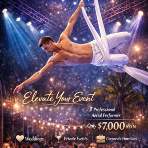 Aerial Dance Show in Riviera Maya | Professional Performance for Events & Weddings
